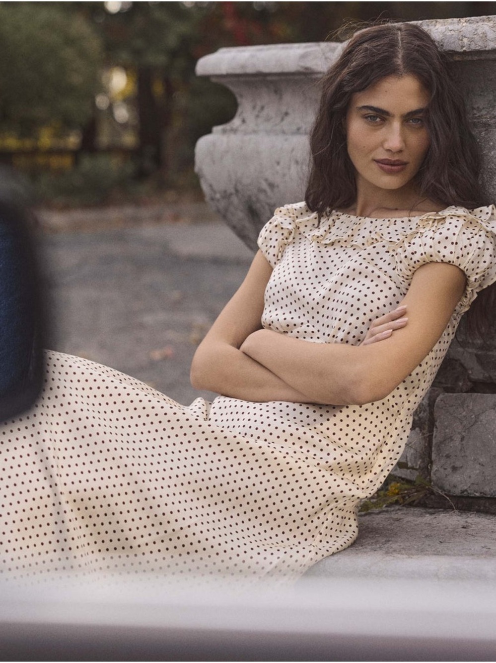 Doen Emerence Dress in Crème Portia Dot